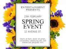 95 Blank Spring Event Flyer Template in Photoshop with Spring Event Flyer Template