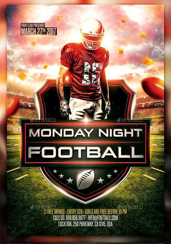 95 Create Free Football Flyer Templates in Photoshop with Free Football Flyer Templates