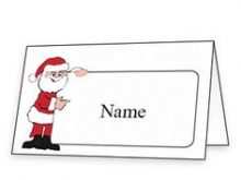 Holiday Name Card Templates