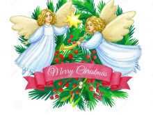 Angel Christmas Card Template
