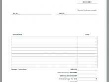 95 Creating Sample Blank Invoice Template in Word for Sample Blank Invoice Template