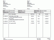 95 Creating Sample Of Invoice Template in Photoshop for Sample Of Invoice Template