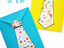 95 Creative Father Day Tie Card Template Printable Photo for Father Day Tie Card Template Printable