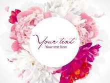 Flower Card Templates Free