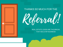 95 Creative Referral Thank You Card Template Formating for Referral Thank You Card Template