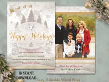 95 Customize Our Free Christmas Card Template In Word Templates for Christmas Card Template In Word