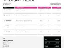 95 Customize Our Free Invoice Template For Creative Work for Ms Word by Invoice Template For Creative Work