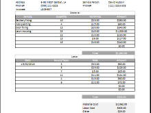 95 Customize Our Free Invoice Template For Repair for Ms Word with Invoice Template For Repair