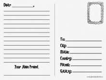 95 Customize Our Free Postcard Activity Template Now with Postcard Activity Template