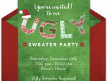 95 Customize Our Free Ugly Sweater Party Flyer Template in Photoshop with Ugly Sweater Party Flyer Template