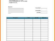 95 Format Blank Generic Invoice Template for Ms Word with Blank Generic Invoice Template