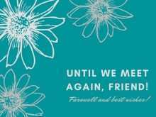 95 Free Farewell Card Template Online Now for Farewell Card Template Online