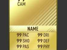 95 Free Fifa 17 Card Template Free For Free with Fifa 17 Card Template Free