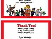 95 Free Lego Thank You Card Template Now for Lego Thank You Card Template