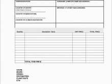 95 Free Printable Blank Invoice Template For Excel in Word for Blank Invoice Template For Excel