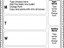 95 Free Printable Editable Homework Agenda Template With Stunning Design for Editable Homework Agenda Template