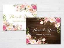95 Free Printable Thank You Card Template For Bridal Shower For Free for Thank You Card Template For Bridal Shower