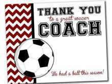 95 Free Thank You Card Soccer Coach Templates Now by Thank You Card Soccer Coach Templates