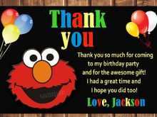 95 How To Create Elmo Thank You Card Template for Ms Word with Elmo Thank You Card Template