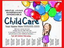95 How To Create Free Child Care Flyer Templates Formating for Free Child Care Flyer Templates