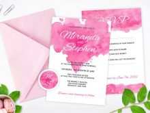 95 How To Create Invitation Card Template Watercolor For Free with Invitation Card Template Watercolor