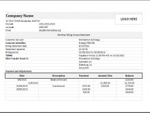 95 Monthly Invoice Example in Word by Monthly Invoice Example