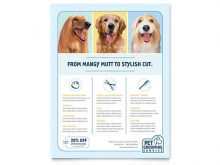 95 Online Dog Grooming Flyers Template With Stunning Design with Dog Grooming Flyers Template