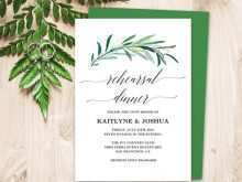 95 Online Invitation Card Template Dinner for Ms Word with Invitation Card Template Dinner