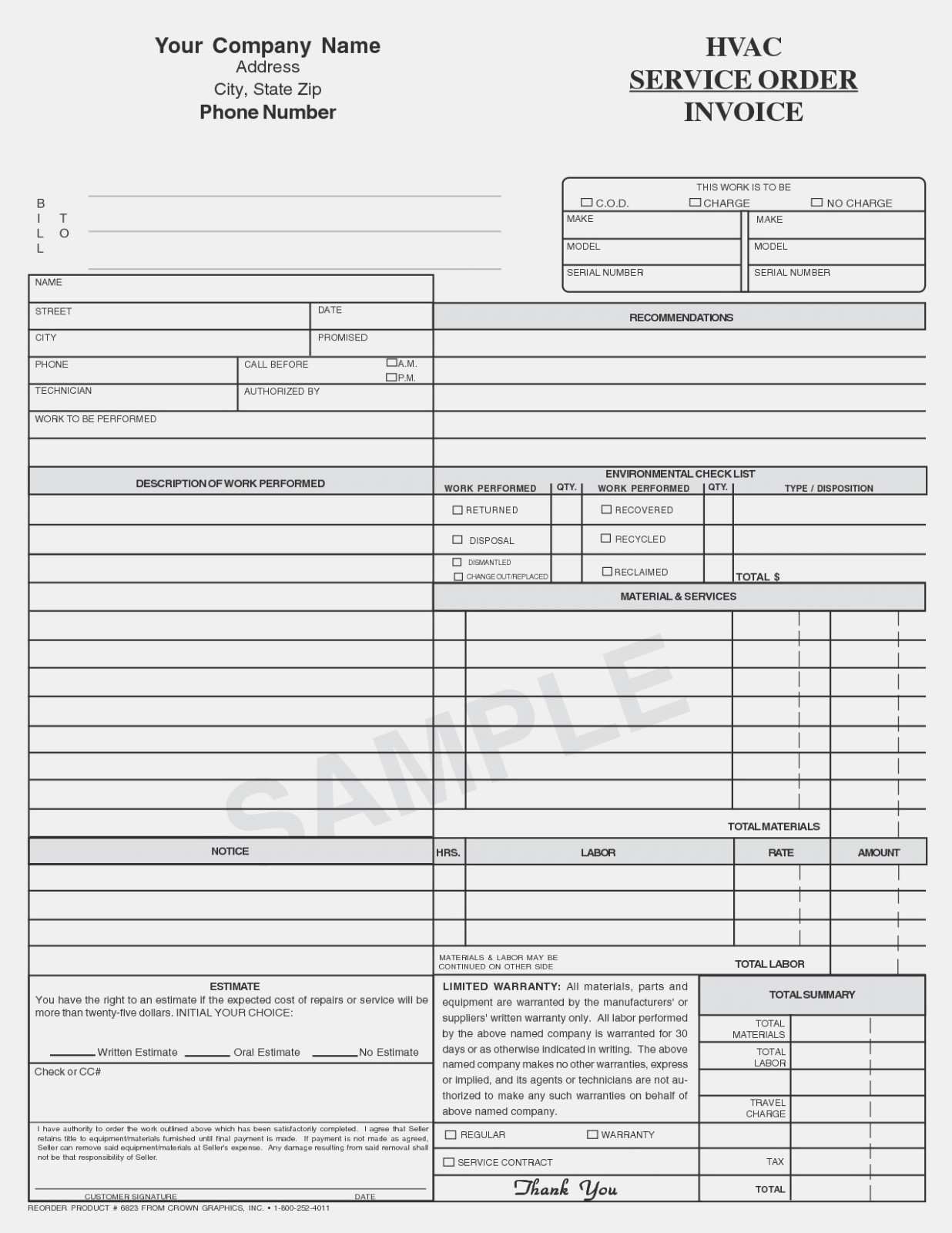 landscaping invoice template pdf pdf template