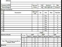 Tax Invoice Format Terms And Conditions