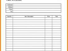 Tax Invoice Layout Template