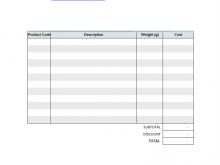 95 Printable Microsoft Blank Invoice Template for Ms Word for Microsoft Blank Invoice Template
