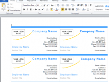 95 Printable Name Card Template In Microsoft Word Photo with Name Card Template In Microsoft Word