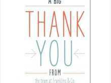95 Printable Thank You Card Template Free For Word For Free with Thank You Card Template Free For Word