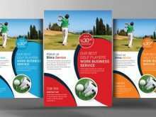95 Report Golf Postcard Template in Photoshop with Golf Postcard Template