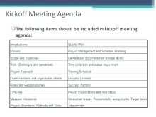 95 Report Kickoff Meeting Checklist And Agenda Template Maker with Kickoff Meeting Checklist And Agenda Template