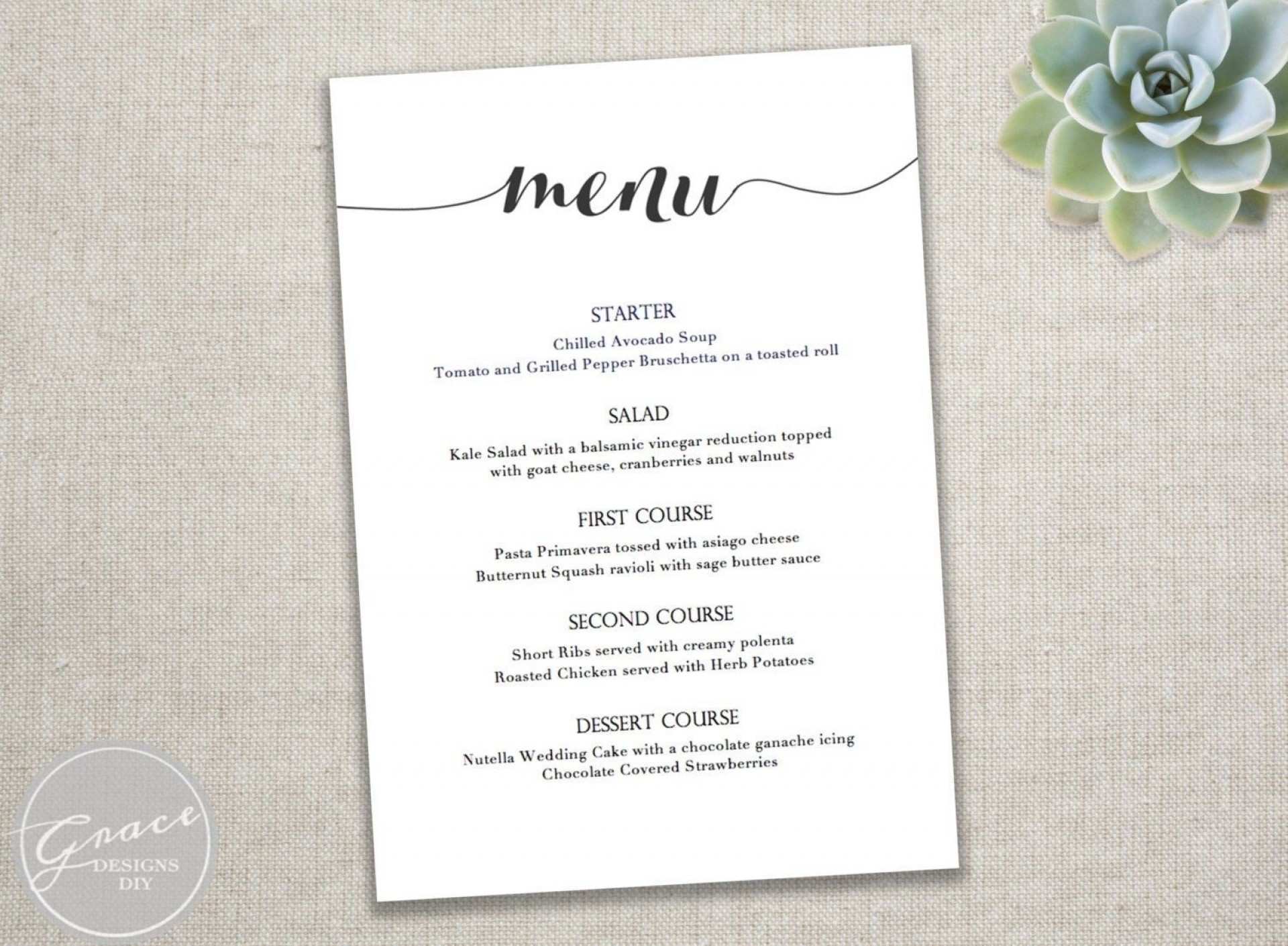 95 Report Menu Card Template Free Online For Free with Menu Card Template Free Online