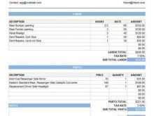 95 Report Monthly Service Invoice Template with Monthly Service Invoice Template