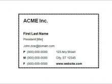 95 Report Plain White Business Card Template Word Maker for Plain White Business Card Template Word
