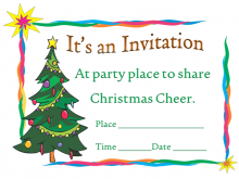95 Standard Invitation Card Template For Christmas Party in Word by Invitation Card Template For Christmas Party