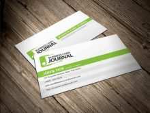 95 The Best Business Card Journal Template Formating with Business Card Journal Template