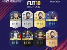 95 Visiting Fifa 19 Card Template Free With Stunning Design by Fifa 19 Card Template Free