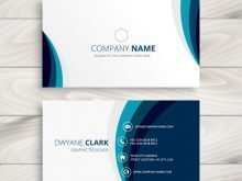 Name Card Design Template Illustrator