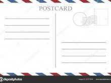 Postcard Empty Template