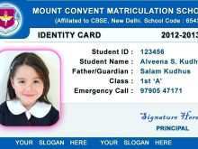 95 Visiting School Id Card Template Free Download Word for Ms Word with School Id Card Template Free Download Word