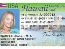 96 Adding Hawaii Id Card Template for Ms Word by Hawaii Id Card Template