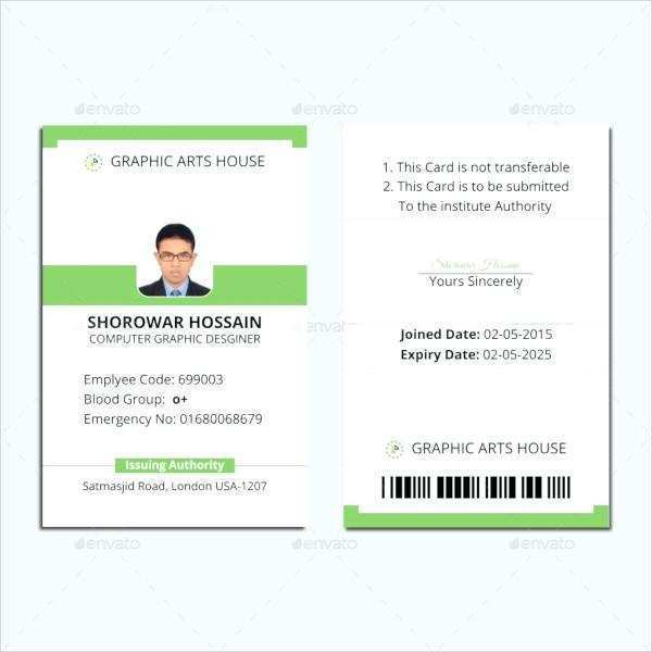96 Best Employee Id Card Template Free Download Word Templates with Employee Id Card Template Free Download Word
