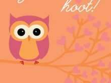 96 Best Printable Owl Card Template Formating for Printable Owl Card Template