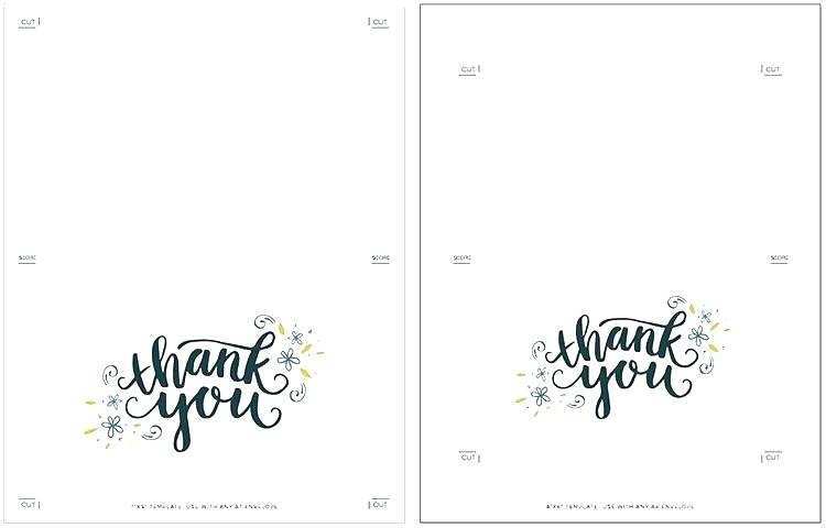 96 Best Thank You Card Template Avery Now for Thank You Card Template Avery