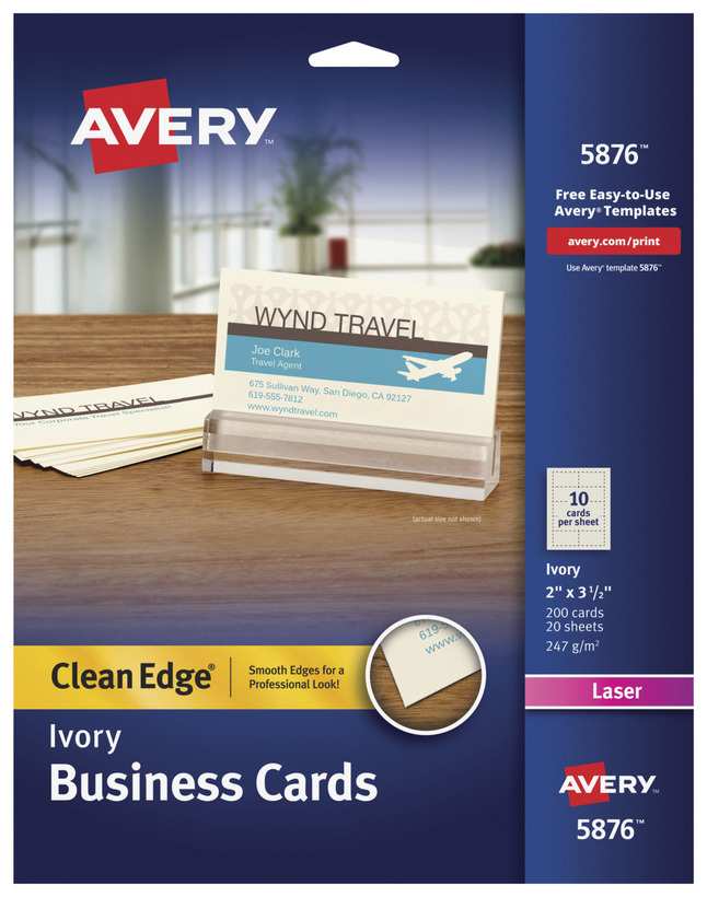 96 Blank Avery Business Card Template Two Sided Layouts by Avery Business Card Template Two Sided